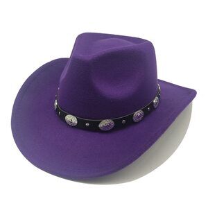 5256 Classic Western Cowboy Hat Cowgirl Unisex Men's & Women's Wide Brim